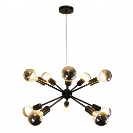 Oriel Lighting-SPUTNIK.10 & 6 - light Groovy Satellite Pendant  